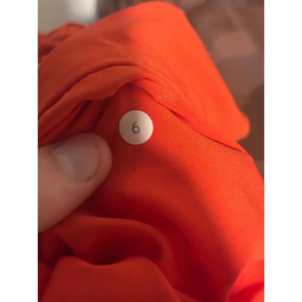 Lululemon Spring Break Away Short Red Coral Cuffed Athletic Shorts Women's 6